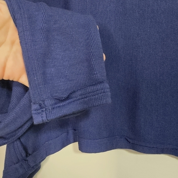 We The Free Free People Alameda Blue dolman sleeves oversize stretchy top - Picture 9 of 16